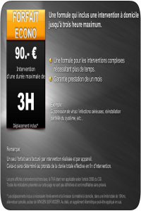 Détails Forfait ECONO