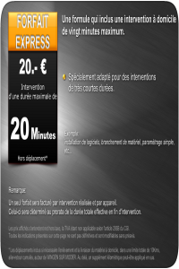 Détails Forfait EXPRESS